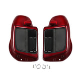 HR3 Velocity Red Sunglo 2016S Vented Lower Fairing Kit With 6.5" Speaker Pods For Harley Touring models 2014-2024